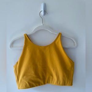 Girlfriend Collective Topanga Bra Yellow